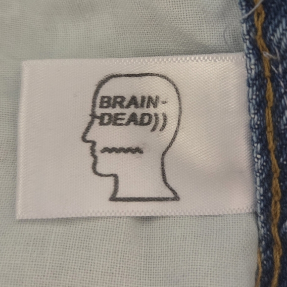 BRAIN DEAD OFF PLANET WORK WEAR STRAIGHT LEG DENIM. - Picture 7 of 8